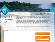 Tablet Screenshot of crystalinn.ca